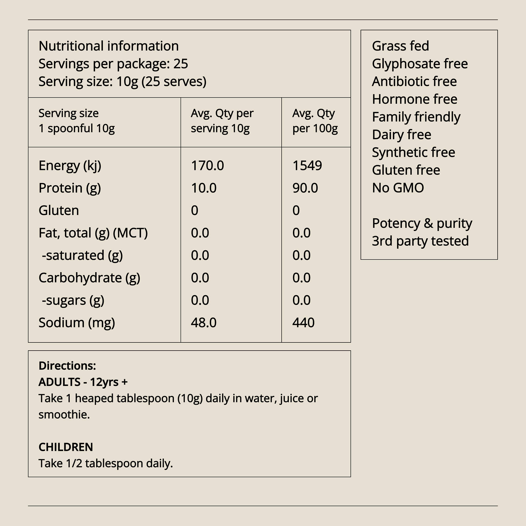 Collagen Protein Peptides